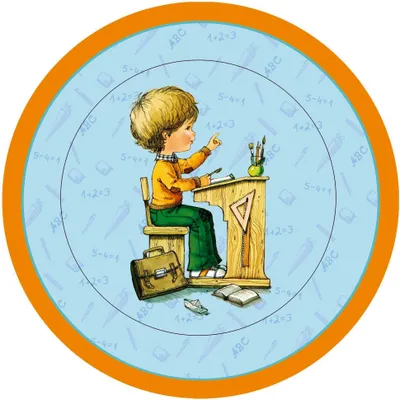 Produktbild von Teller blau 6er Set Größe/Format: Ø 23cm