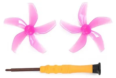 Image de Pour le drone DJI Neo RCSTQ : 1 paire d'hélices de rechange colorées Gear Rose