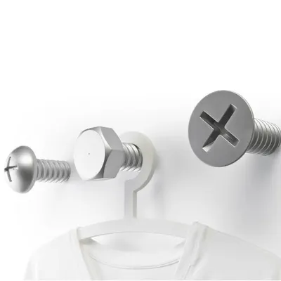 Produktbild von Qualy Wandhaken-Set Screw