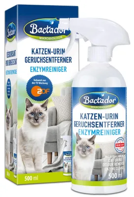 Produktbild von Bactador Enzymreiniger Katzenurin Spray 500ml - Katzenurin Entferner