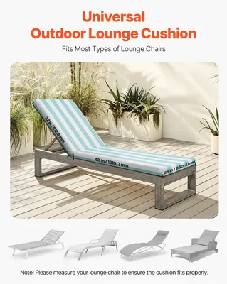Produktbild von Loungenkissen für Liegestühle - Gartenkissen - Liegestuhlkissen - Strandkissen - Kissens für Gartenmöbel