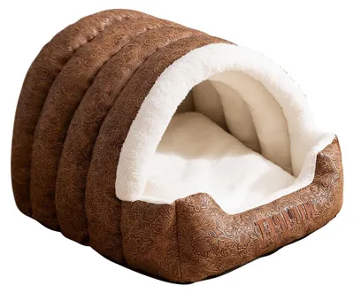 Produktbild von Hundebett - Weiches Katzenbett mit abnehmbarem Kissen