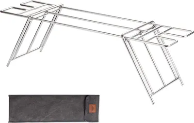 Produktbild von Tragbarer Herd Grillrost Klappbarer Herd Grillhalter Heizungshalterung