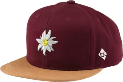 Produktbild von BAVARIAN CAPS Kids Snapback "Edelweiss" Frühlingsrot