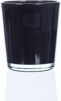 Produktbild von 6er Set Glas Orchideentöpfe ORCHID schwarz H. 13,5cm D. 12,5cm Sandra Rich
