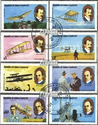 Produktbild von Briefmarken Äquatorialguinea 1979 Mi 1460-1467 (kompl.Ausg.) gestempelt Geschichte der Luftfahrt