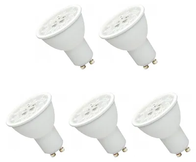 Produktbild von Spectrum GU10 LED Spot Lampe 6W 550lm 6000K 230V 5 Stück