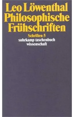 Produktbild von Loewenthal, L: Schriften 5