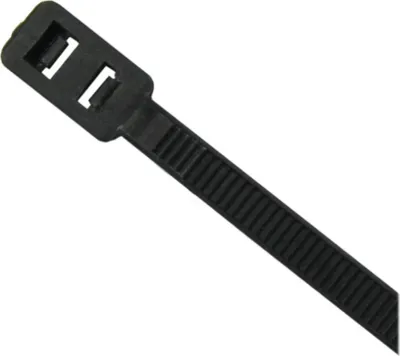 Image de InLine® 59976S Collier de câble avec double tête, longueur 300mm, largeur 4,8mm, noir, 100 pièces