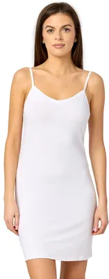 Produktbild von Merry Style Damen Unterkleid Unterrock verstellbare Träger MS10-315 (Weiß, 3XL)