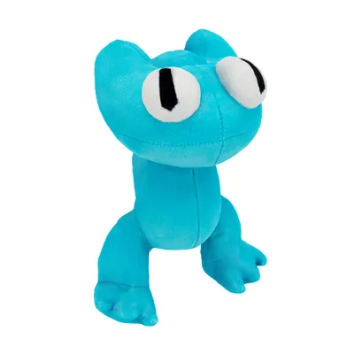 Image de Roblox Rainbow Friends Peluche Turquoise - 20 cm - Tissu de haute qualité & broderie détaillée - Doudou pour les fans du jeu à succès Roblox