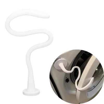 Produktbild von Trommelwaschmaschinen-Türhalterung, magnetische Antikollisionsschnalle, 43 mm, weiß, Silikonhalterung