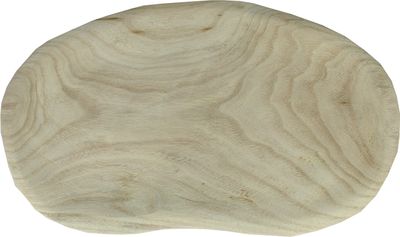 Holztablett eckig 37x23 cm Holzschale Tischdeko Weihnachtsdeko Dekotablett naturbelassen