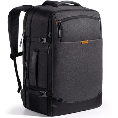 Produktbild von Inateck 38.5L-46.2L Reiserucksack, erweiterbarer Handgepäck Rucksack, wasserdichtes Handgepäck Herren Damen, Flugzeug genehmigt, Laptop Rucksack für 17.3 Zoll Laptop für Weekender