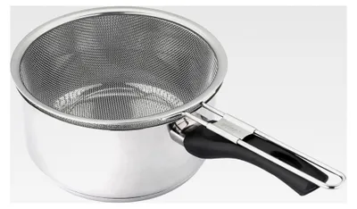 Produktbild von Fritteusentopf mit Korb, 18 cm, Edelstahl, induktionsgeeignet