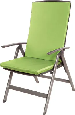 Produktbild von Stuhlkissen 1er | Sitzkissen 110x47x4cm Limette | gartenkissen auf rataanmöbel | stuhlkissen outdoor | sitzkissen hochlehner