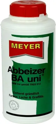 Produktbild von wasseremulgierbares Abbeizmittel 0,75 Liter, biologisch abbaubar, Lackentferner Farbentferner Entlacker Abbeizer BA Uni inkl. Pinsel von E-Com24