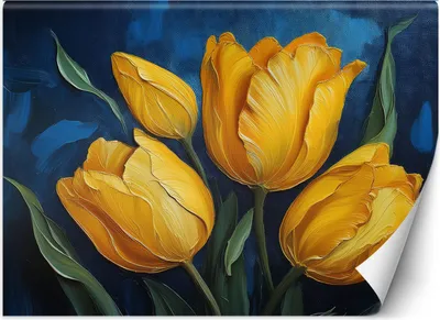 Produktbild von Vlies fototapete Blume 450x315 cm Feeby Gelb inkl. Kleber einfache Montage