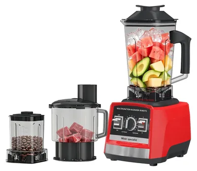 Produktbild von Küchenmaschine - Food Processor - 8-in-1 - 3 l - Standmixer - Fleischwolf - Zitruspresse - 220 V