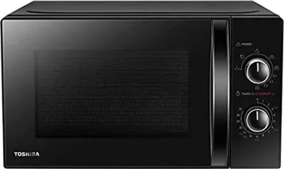 Produktbild von TOSHIBA Mikrowellenherd MW-MG20P mit Grill und Schnellabtauung, Schwarz
