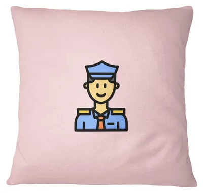 Kissenhülle 45x45 cm, Hellrosa, Polyester, mit Reißverschluss