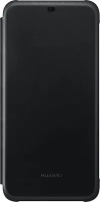 Produktbild von Huawei Wallet - Flip-Hülle für Mobiltelefon - Kunstleder - Schwarz - für Huawei Mate 20 Lite