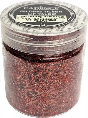 Produktbild von Cadence Metallic Bastelschnipsel - Gilding Tilsen GT-08 Red Dekoration