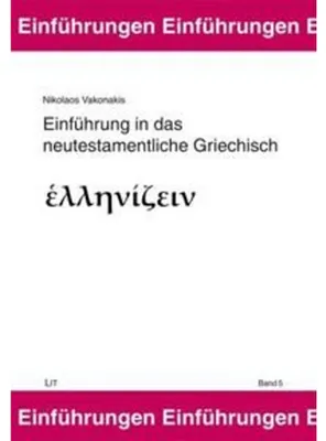 Obrázok produktu pre Einführung in das neutestamentliche Griechisch