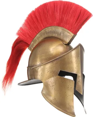 Produktbild von Griechischer Krieger-Helm Antik Replik LARP Messing Stahl