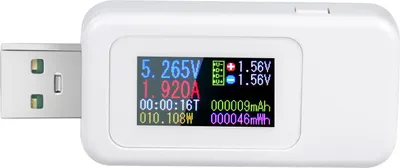 Produktbild von USB Tester 4-30V 0-6,5A Digitales Voltmeter und Amperemeter mit Power Charger Anzeige