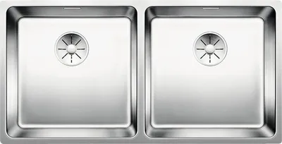 Zdjęcie produktu dla BLANCO ANDANO 400/400-U, Zlew wpuszczany, Stal nierdzewna, Stal nierdzewna, 90 cm, Niemcy