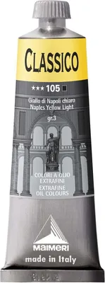 Immagine prodotto di Maimeri Classico Colore ad olio Giallo di Napoli chiaro 60 ml 1 pz.