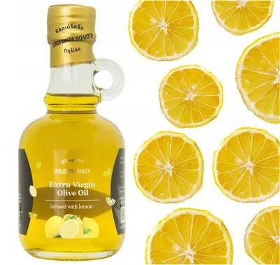 Produktbild von Voliotis | Olivenöl - Zitronengeschmack - 250 Ml - Ungefiltert - Kaltgepresst