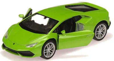 Produktbild von Welly Lamborghini Huracan Coupe Spielzeugauto Grüne Metallkarosserie