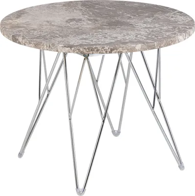 Produktbild von Prunus Couchtisch Ø55cm Marmor braun.