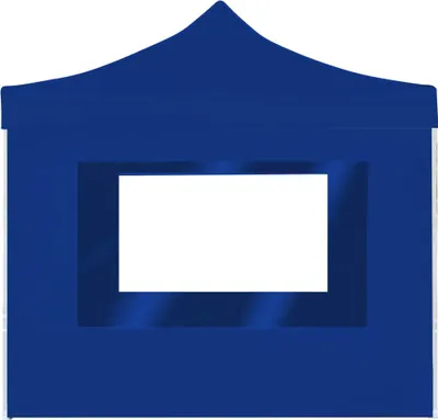 Produktbild von vidaXL Profi-Partyzelt Faltbar mit Wänden Aluminium 2×2m Blau