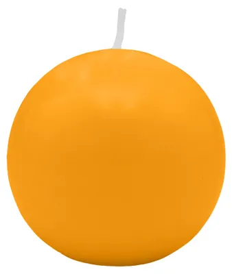 Produktbild von Kugelkerzen Mais Gelb/Orange Ø 50 mm, 16 Stück