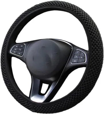 Produktbild von Lenkradhülle 37-38 cm, Antirutsch, Atmungsaktives Mesh, Schwarz, für Auto und Lkw