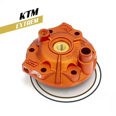 Produktbild von S3 Extreme Enduro Zylinderkopf & Einsatz-Kit Niedrige Kompression - Orange KTM/Husqvarna