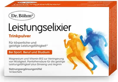 Produktbild von Dr Böhm Leistungselixier Brausegranulat, 14 St. Beutel