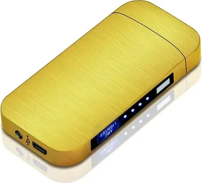 Obrázek produktu pro Elektrický zapalovač s USB TO-25709 - Zlatá KP25709