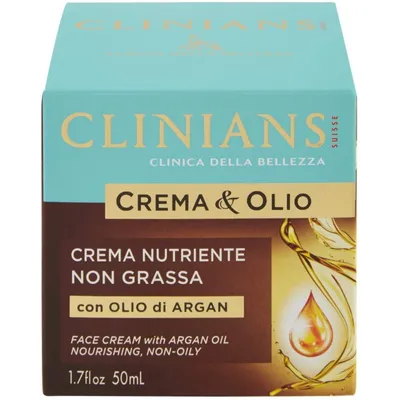Produktbild von CLINIANS Crema & Olio nutritive Gesichtscreme mit Arganl 50 ml