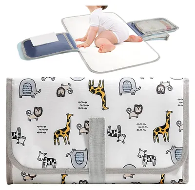 Produktbild von Wickelauflage für Babys - Wasserdicht und Praktisch für Unterwegs