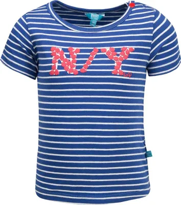 Produktbild von Mädchen T-Shirt, blau, Streifen, NY, Lief
