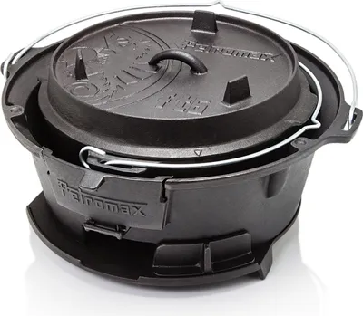 Produktbild von Petromax Feuergrill tg3, Grill, Holzkohle, Feuerrost, Schwarz, Rund, Eisenguss