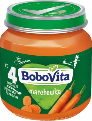 Zdjęcie produktu dla BoboVita Deserek Marchewkowy dla Niemowląt po 4. miesiącu 125 g