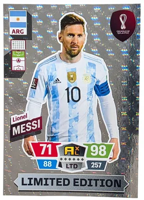 Produktbild von PANINI WORLD CUP Football Cards – World Cup: Large XXL Messi card