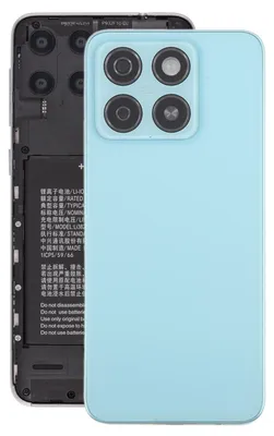 Productafbeelding van Achterkant batterijklep met middenframe en cameralens voor ZTE Blade A55, groen, vervangingsonderdeel