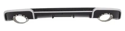 Immagine prodotto di Paraurti posteriore per Audi A3 8V, versione berlina a 5 porte (Sportback), dal 2012 al 2015, con terminali di scarico dallo stile RS3.