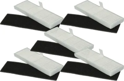 Produktbild von vhbw Filter-Set kompatibel mit Airrobo T10 Saugroboter - 10x Ersatz-Filter (Schaum-Filter, Feinstaubfilter)